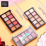 sweet magic Матовые палетка теней, десять цветов, в коричневых тонах, 5 цветов