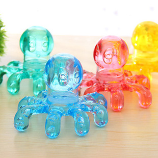 C cool slimming massage resin Crystal octopus massager octopus massager multi-color random