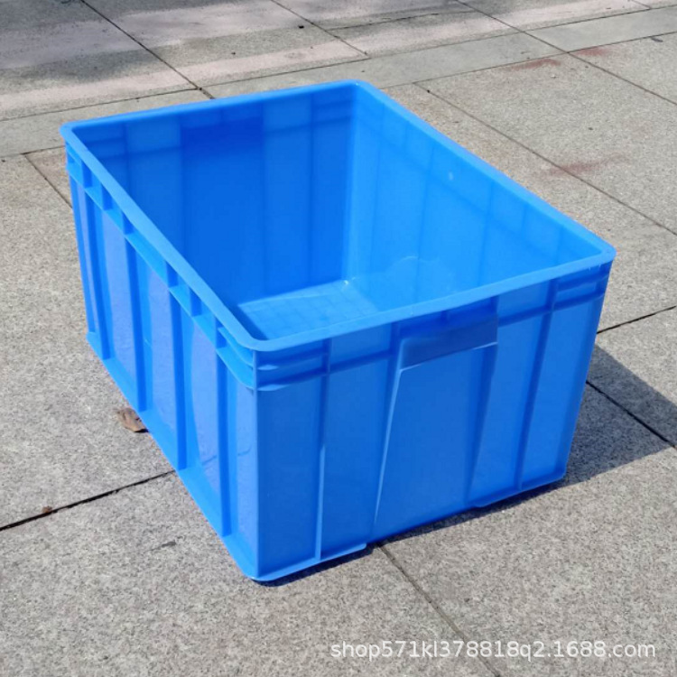 塑料框箱周转箱8#周转箱规格545*420*295加厚周转箱带把手
