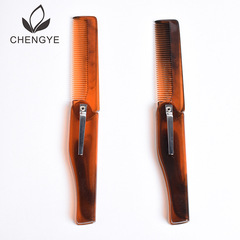 Portable Folding Comb Men's Styling Comb Hairdressing Tools Folding Comb Men's Oil Hair Comb Source Manufacturer