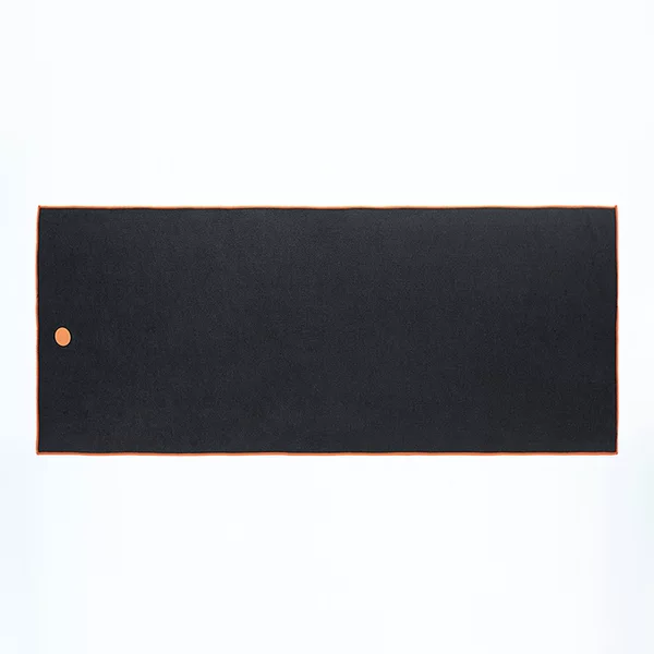 Microfiber Black Yoga Shop Towel Bottom with Non-Slip Silicone Granules to Absorb Sweat and Dry Quickly Non-Slip