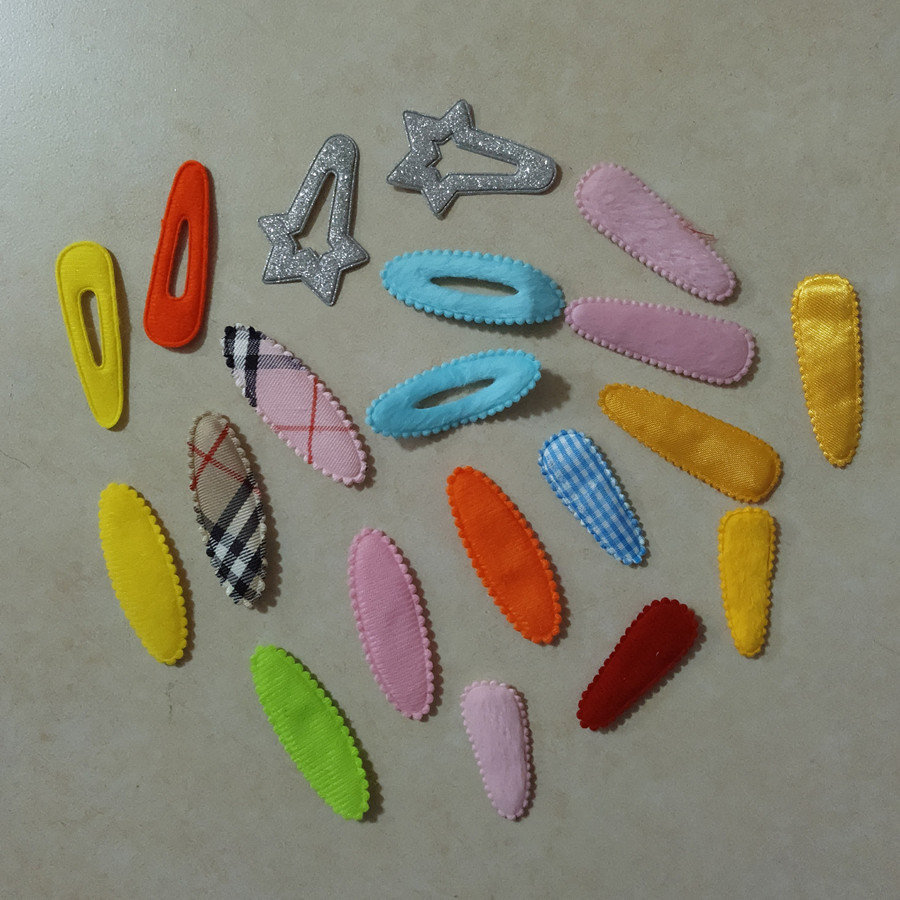 超声波压花 发夹套 一字套 配件 头饰 DIY头夹套