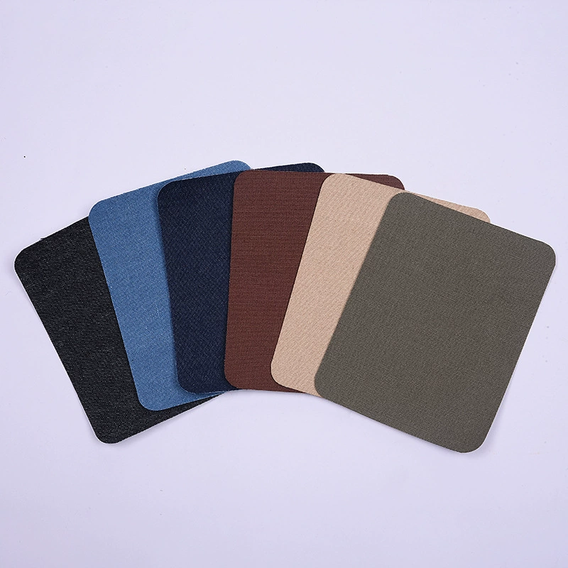 Leather -back gel without trace large patch sticker blue denim piercing holes supplement jeans clothes to repair elbow elbow