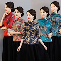 Летний комплект, модная юбка, чонсам, облегающий, (Физические)