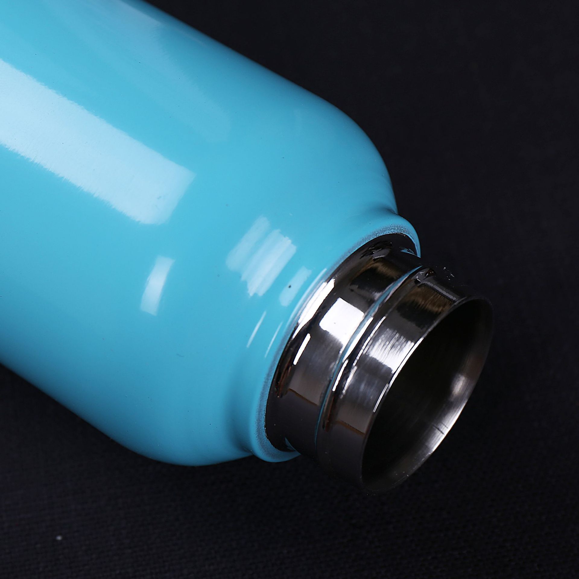 Recién lanzado de doble capa de acero inoxidable 304 cabeza de gato taza termo publicidad de regalo de coche deportes para niños taza de agua portátil