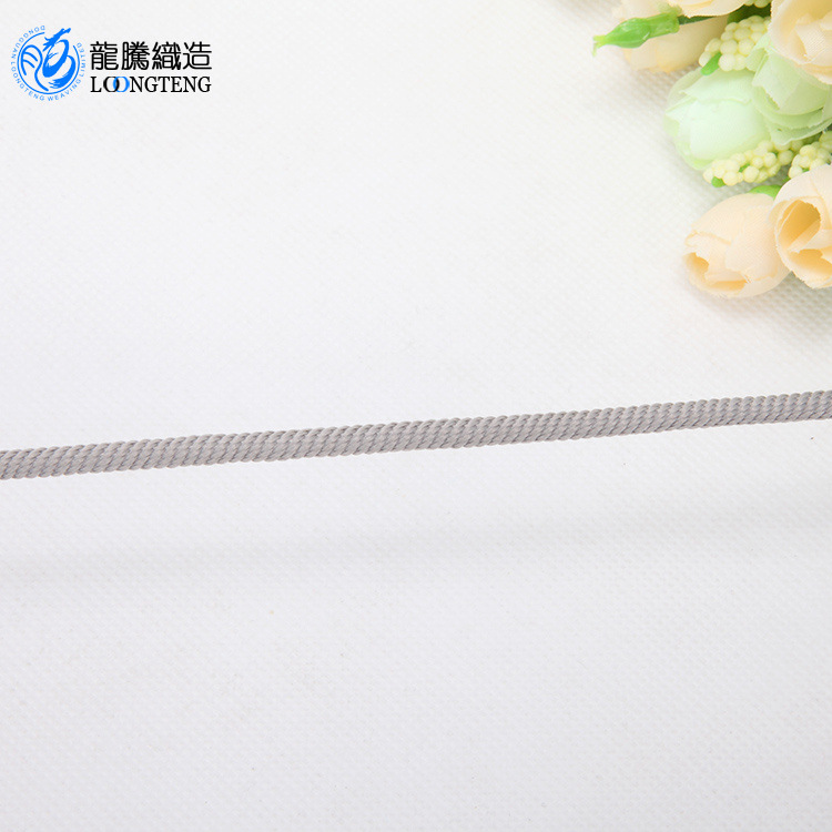 箱包手袋台湾绳制 跨境厂家彩色吊绳 纺织辅料涤纶4MM绳子