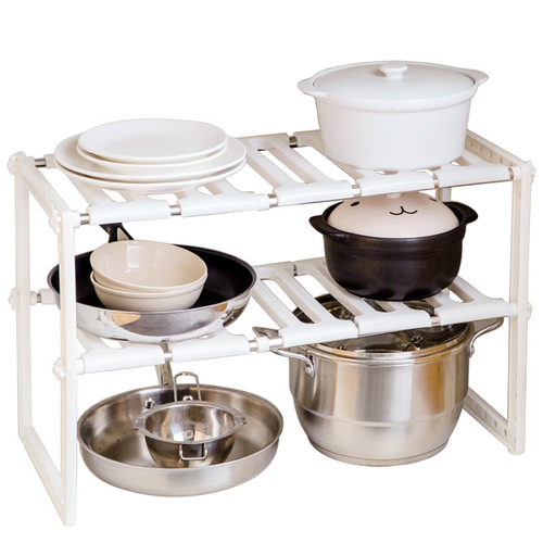 Kitchen multi-layer floor-standing stainless steel countertop sink multi-functional storage rack storage pot rack sundry storage rack