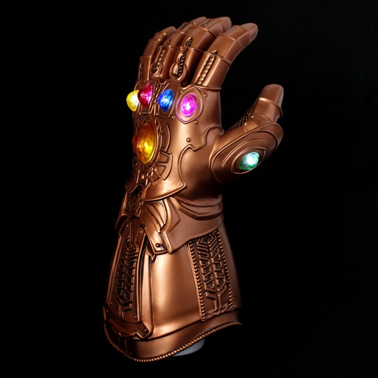 Soulman/charming Reconnection 4 Steel Mask tyrant cos Halloween Mask Children's Infinite luminous Gloves