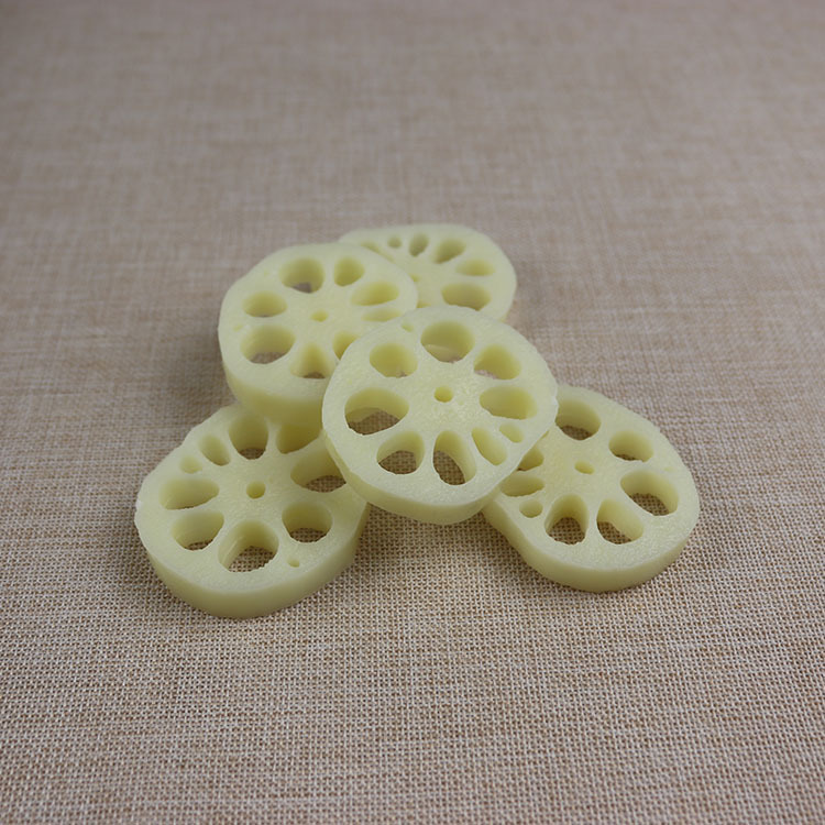 仿真莲藕片仿真食物 假蔬菜莲藕模型火锅菜品装饰 道具 假莲藕片