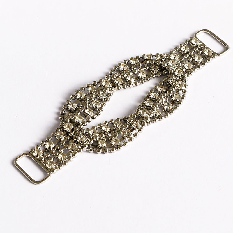 欧美比基尼人工水钻服装内衣水钻水钻文胸内衣扣肩带扣情趣内衣链