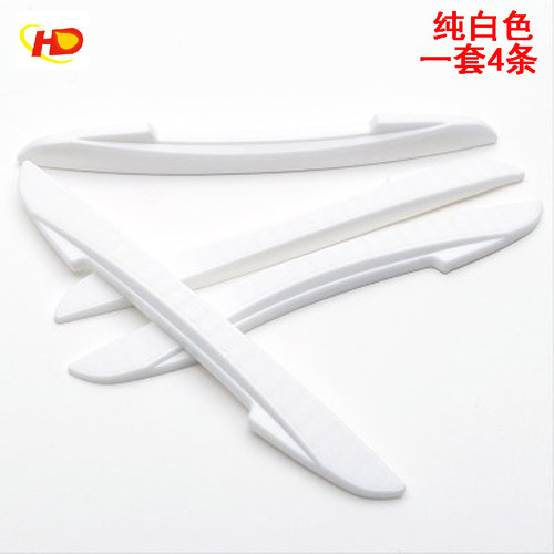 Car door anti-collision strip, anti-collision and scratch backup mirror soft rubber strip silicone anti-collision sticker, automotive accessories decoration strip