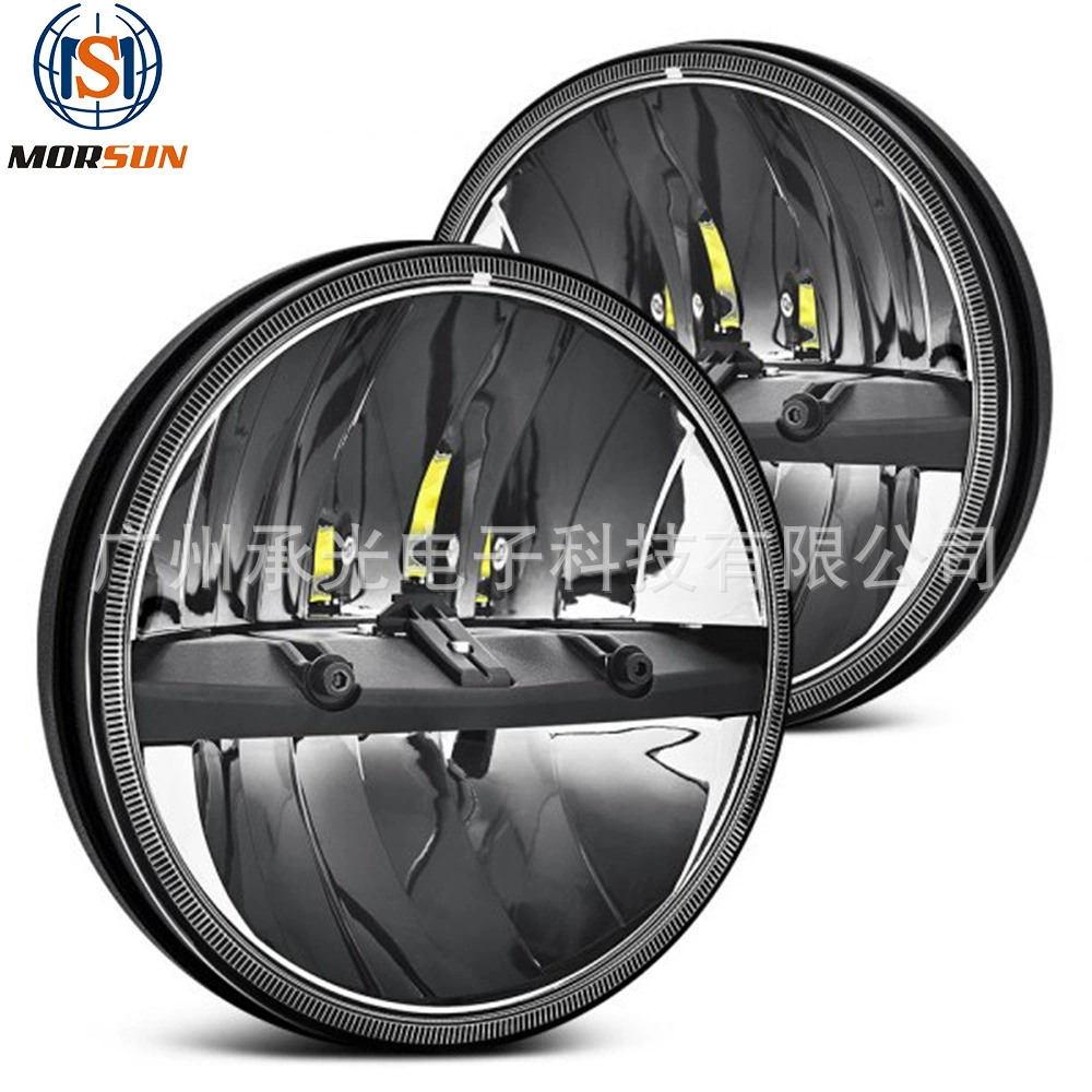 Для Jeep Wrangler 7-дюймовая светодиодная фара 30 Вт модификация локомотива дальний и ближний свет прямые продажи с завода