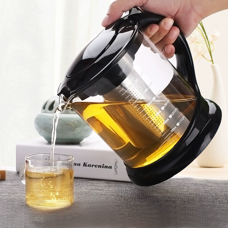 嘉美华 Capacious tea set, glass teapot stainless steel