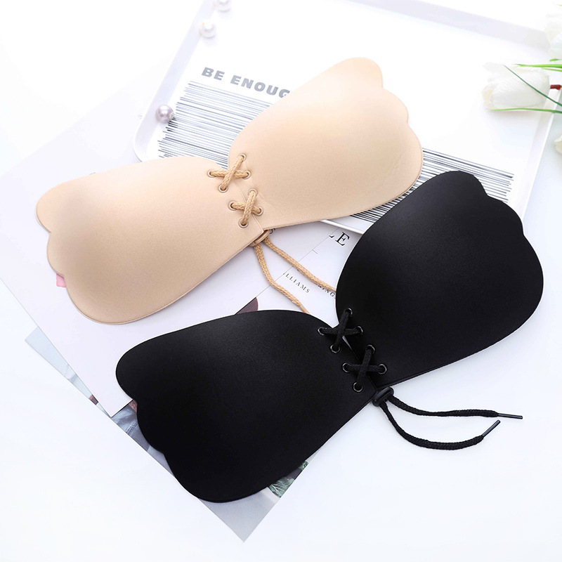 Invisible Bra Paste New Arrival Rimless Push-up Seamless Bra Strapless Strap Strap Strap Silicone Non-slip Underwear Women's in stock