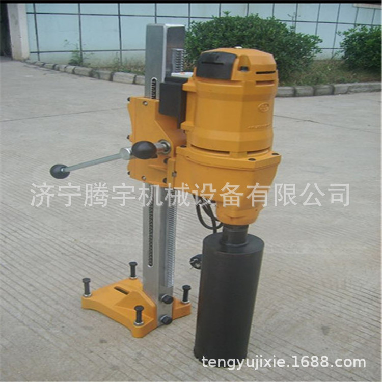 腾宇HZ-200混凝土钻孔取芯机现货砼样钻孔机报价卖路面检测取芯