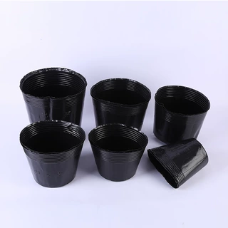 苗圃植物营养杯 塑料营养杯 黑色加厚园艺花卉营养钵厂家直销花盆