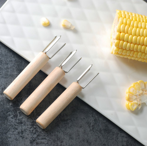 Corn fork, corn roasting needle, moxa stick extender, stainless steel bbq corn insert, barbecue tool, barbecue fork