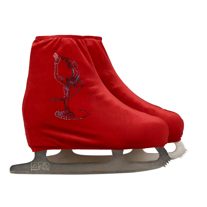 24-color profesional figura patinaje zapato cubierta coreano terciopelo estiramiento hombres y mujeres patinaje sobre ruedas zapato cubierta exportación punto y coma 20