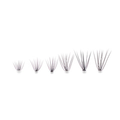 Meng Shirley 10 Scarecrow False Eyelashes Transplanted and Grafted Beauty Salon Blossoms 0.1 Thick Single Cluster Eyelashes