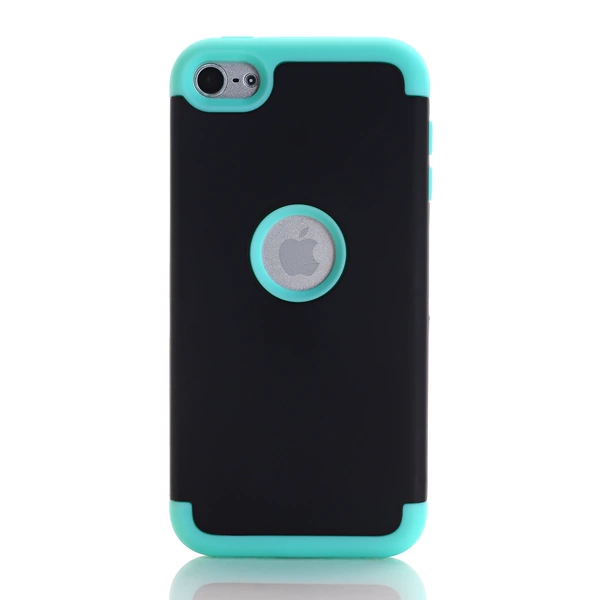 4. Black PC (outside)+light green silicone (inside)