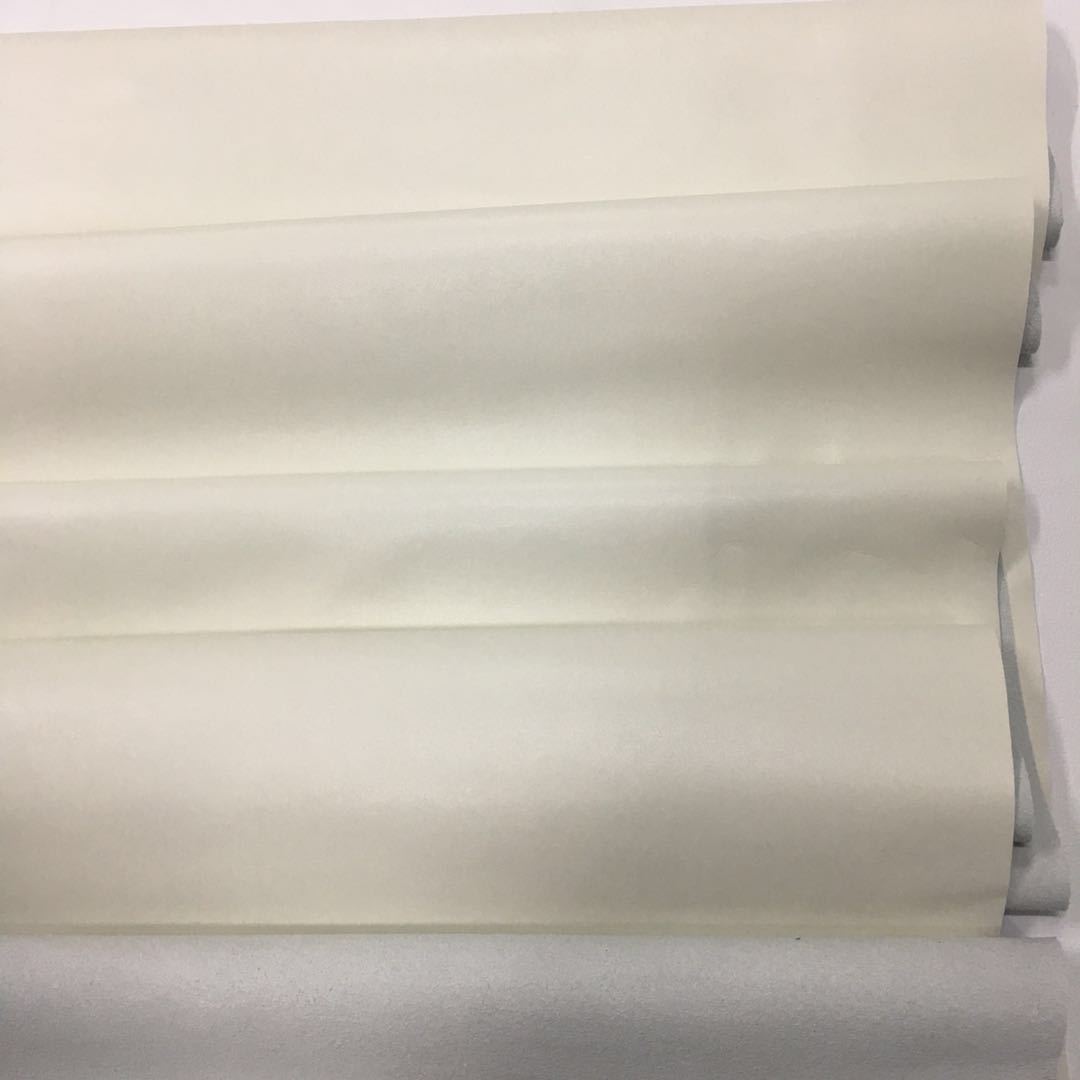Microfiber leather source factory wholesale Milky White microfiber leather suitable for shoes car cushion sofa