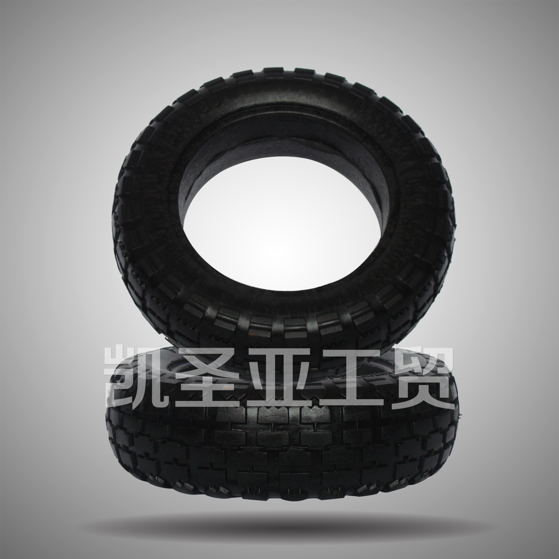 厂家供应3.50-7PU发泡轮胎 聚氨酯发泡轮胎 大花花纹  高弹性耐磨