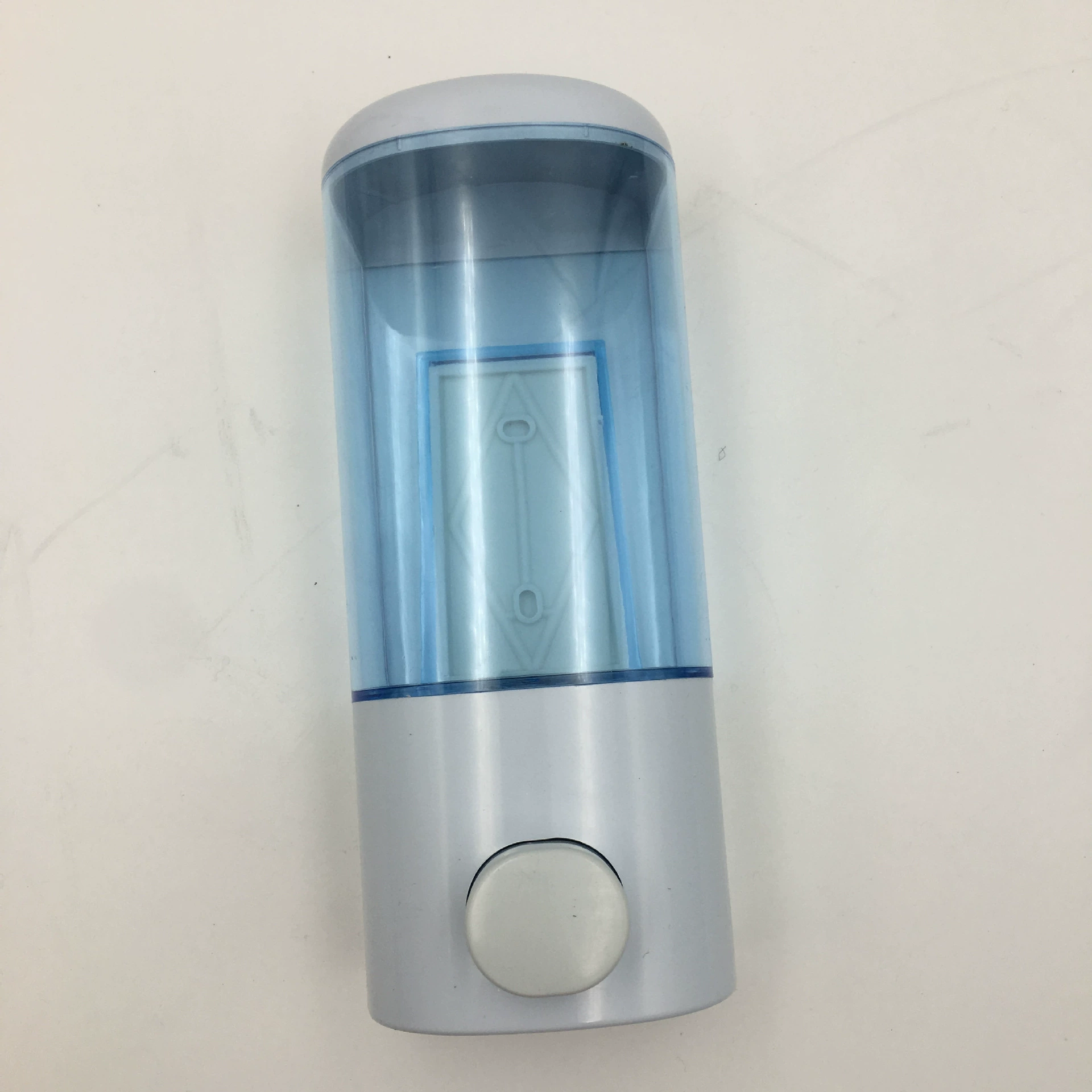 Wall-Mounted Manual Liquid Soap Dispenser for Hotel and Home, White Titanium Plastic, 自主 Brand