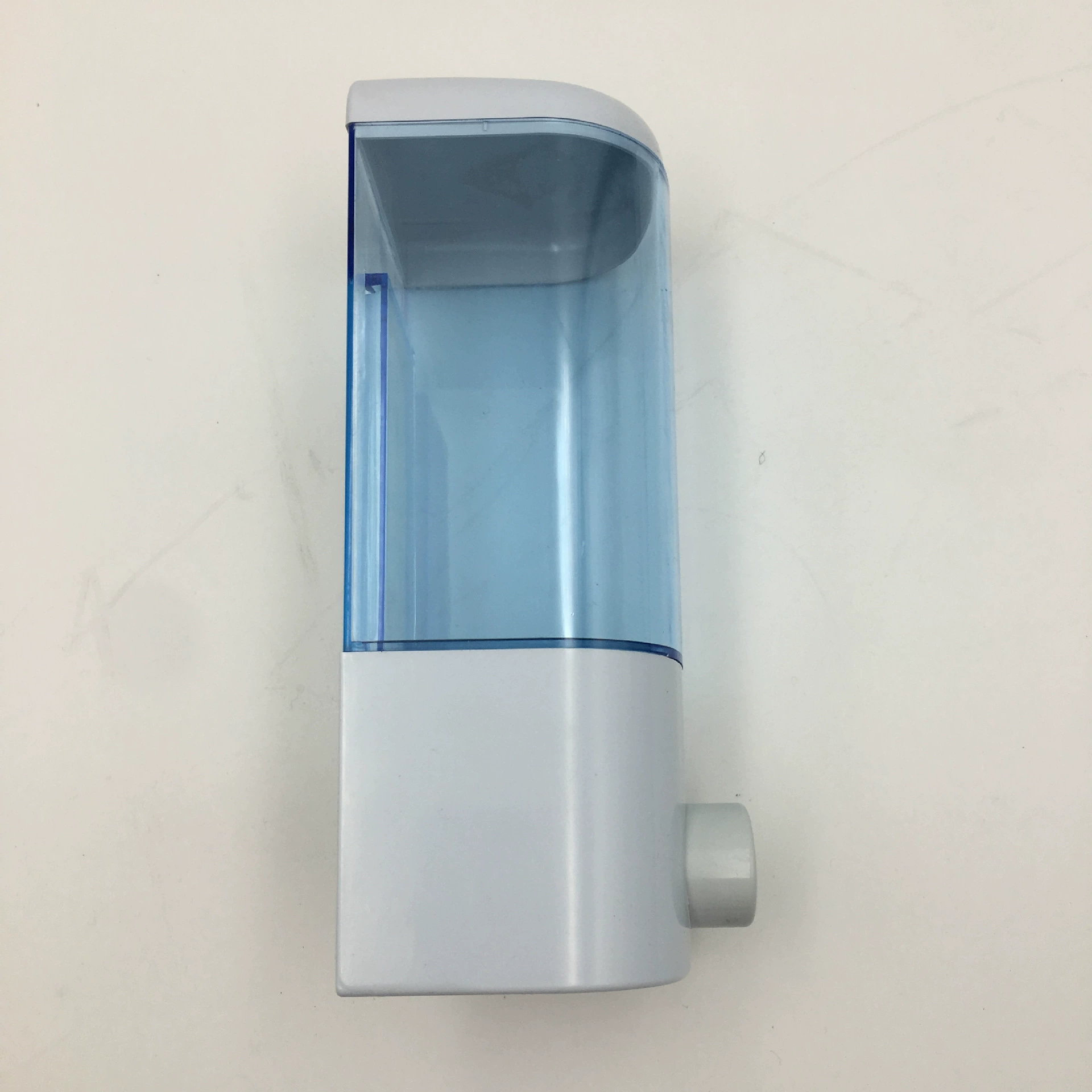 Wall-Mounted Manual Liquid Soap Dispenser for Hotel and Home, White Titanium Plastic, 自主 Brand