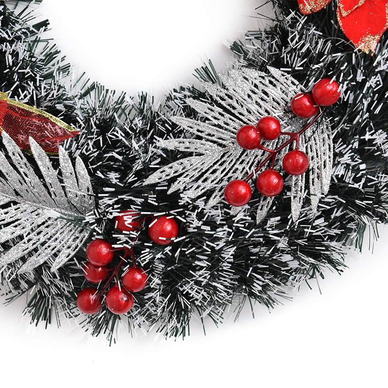 Nueva guirnalda de Navidad 40cm de simulación Garland puerta decoración adornos accesorios del árbol de Navidad Garland guirnalda Decoración