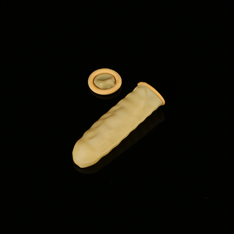 批发进口A1米黄手指套 无尘无粉手指套 电子厂用一次性手指套|ms