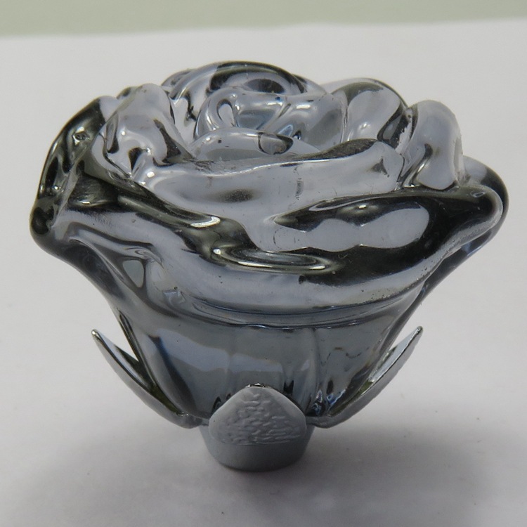 Fuente de la fábrica de cristal Rosa Hardware Muebles accesorios puerta del gabinete manija del cajón Americano moderno Rosa zapato manija del gabinete