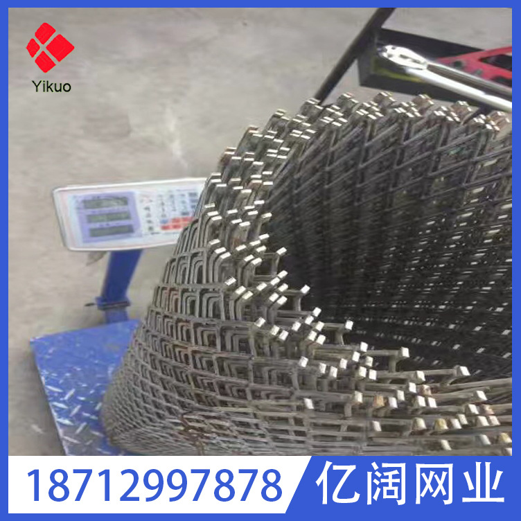 304不锈钢钢板网菱形拉伸网重型金属板网建筑脚踏板铁丝网片厂家