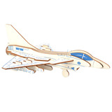 Драконья битва, деревянный истребитель, трехмерная реалистичная модель самолета, головоломка, конструктор, игрушка, DIY, в 3d формате