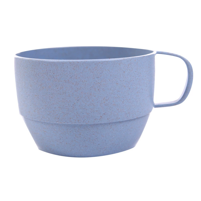 Home creative small fresh milk cup, new summer coffee cup, wheat fragrant plastic cup factory customization