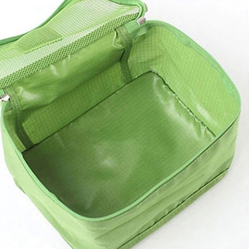 Bolsa de almacenamiento de viaje grande directa de fábrica engrosada clasificación de almacenamiento traje impermeable bolsa de almacenamiento de viaje seis piezas