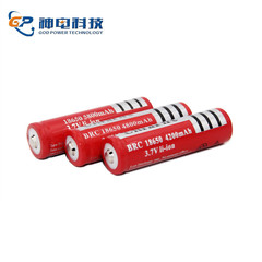 18650 Lithium Battery Wholesale Charger Battery 3.7V UF Mark 4200 6800mAh Strong Light Flashlight Fan