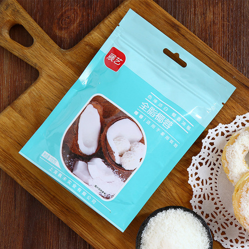 Exhibition Coconut Cream and Coconut Fiber 100g Coconut Milk Pudding glutinous rice cake bread cookies decoration baking raw materials
