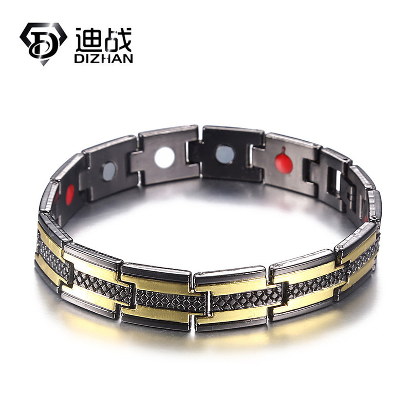 European and American Export Jewelry Detachable and Adjustable Snake Pattern Copper Magnet Gold-Plated Healthy Bracelet Hand Jewelry Wholesale