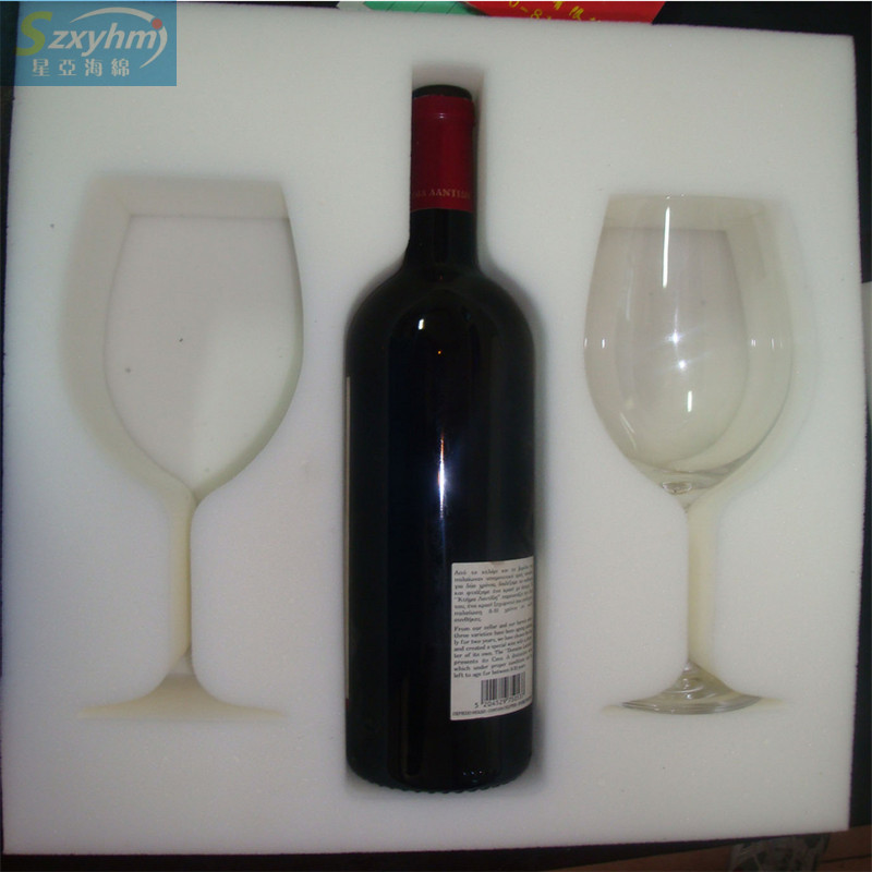 泡沫包装珍珠棉内胆异型防滑泡沫板开槽挖孔包装防震运输快递内衬