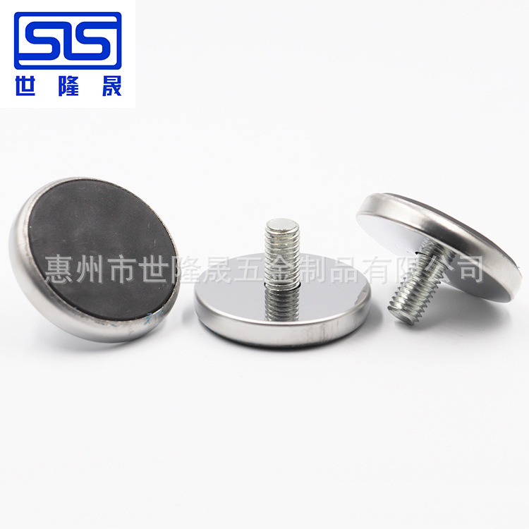 Adjustable feet 49 * M8/M10 flat ultra-thin adjustable feet metal adjustable foot pad high quality non-slip wear-resistant furniture
