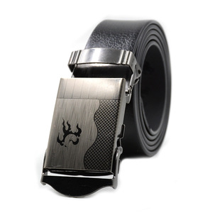 Better than cowhide, cattle aviation belt, no holes, no teeth, thickened beef tendon light plate, men's aviation belt, press buckle beef tendon belt