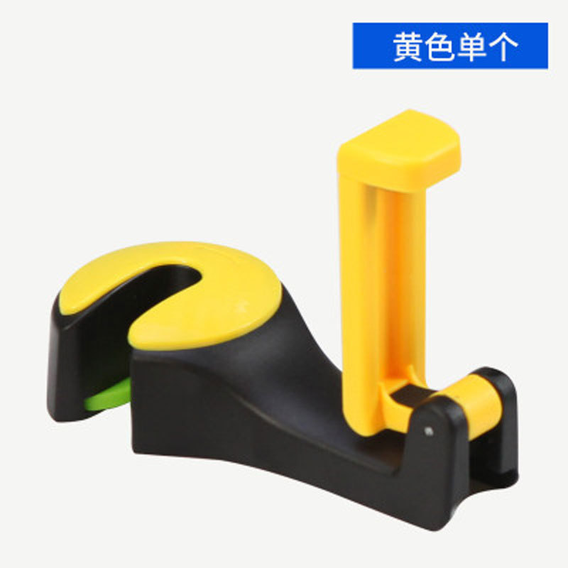 Soporte para teléfono con gancho para el respaldo del asiento del coche, pequeño accesorio creativo multifuncional, para uso oculto en el coche.
