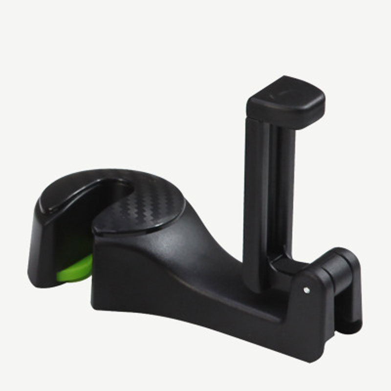 Soporte para teléfono con gancho para el respaldo del asiento del coche, pequeño accesorio creativo multifuncional, para uso oculto en el coche.
