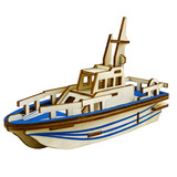 Трехмерный спасательный жилет с лазером, деревянная головоломка, интеллектуальная игрушка, конструктор, DIY, 3D