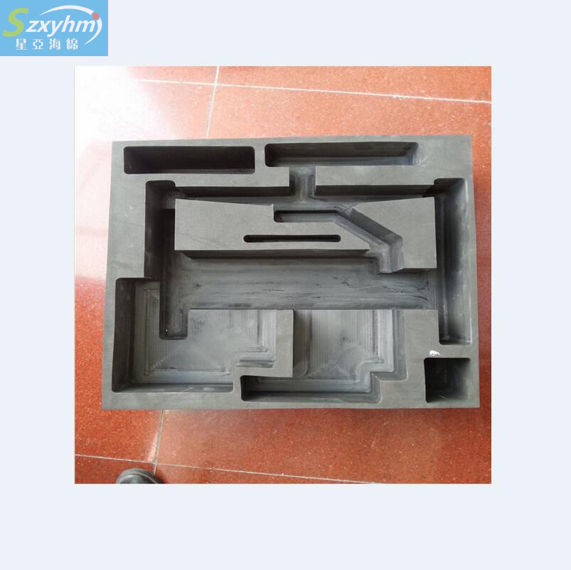 高密度高硬度海绵厂家 重叠几色印刷平板手掌 耐磨防水手表包装盒