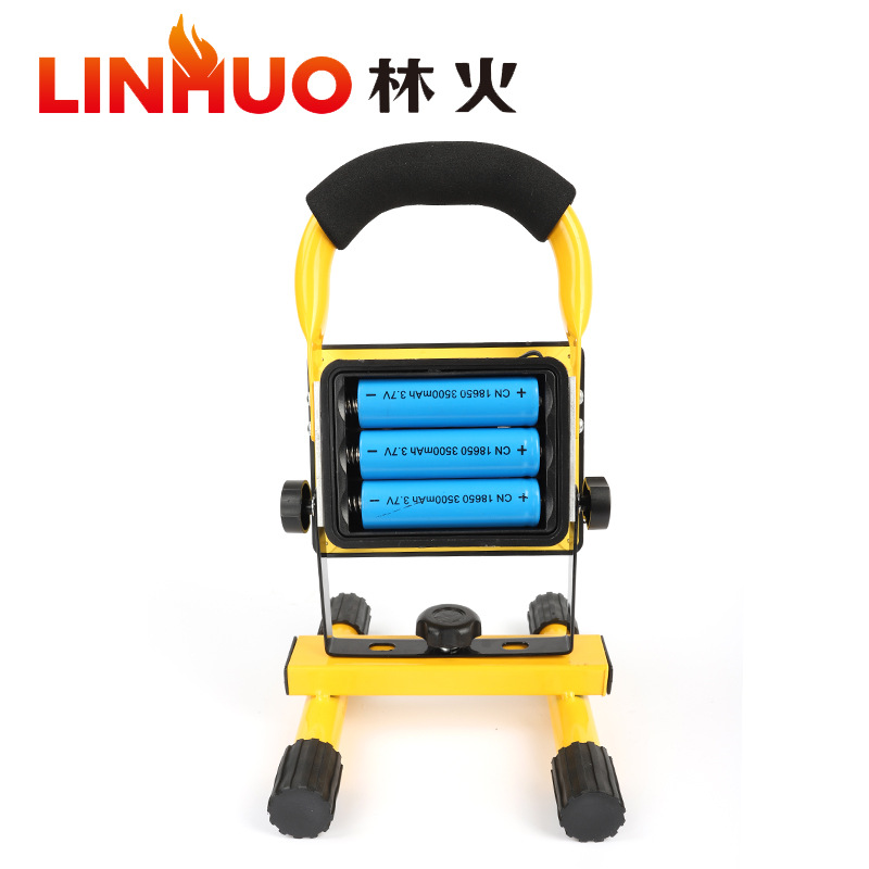 Luz de inundación LED luz fuerte reflector sitio de construcción trabajo móvil minero luz rojo azul flash luz de advertencia reflector al por mayor