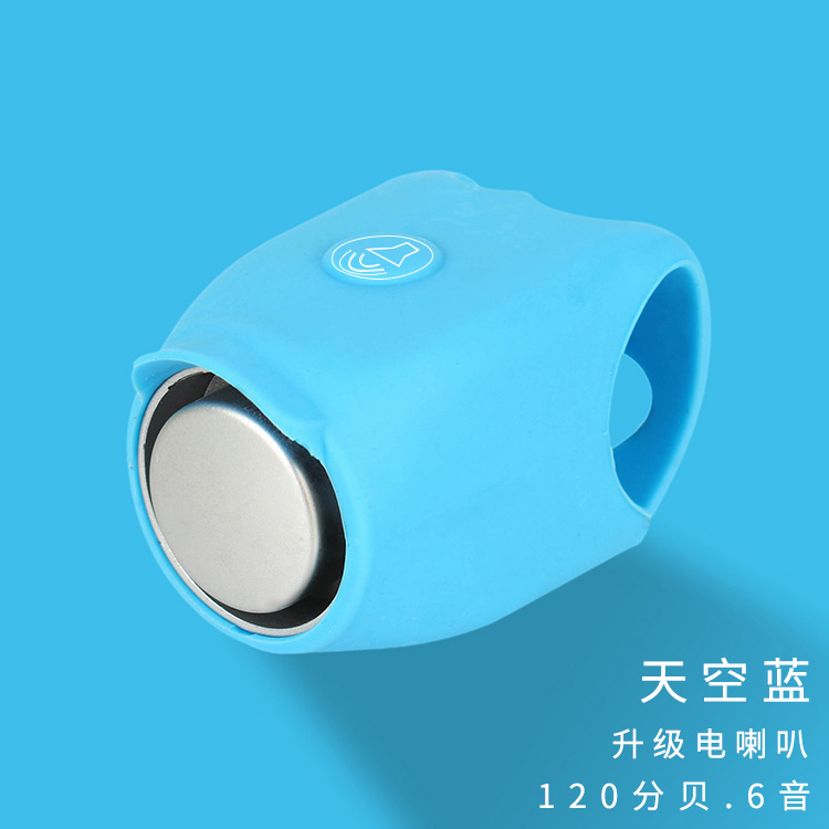 Bocina eléctrica de bicicleta transfronteriza, campana de bicicleta de montaña, bocina electrónica de silicona, campana de coche personalizada, accesorios de ciclismo 8861