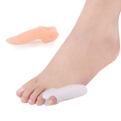 Cross-border small toe overlapping toe separator, big toe deformity corrector, adult pinky toe single hole toe separator wholesale