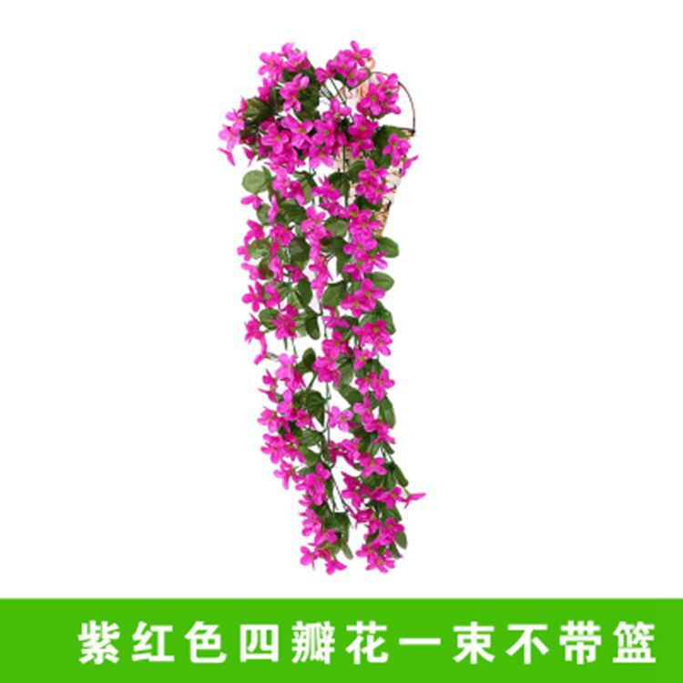 Enredaderas de glicinia artificiales, decoración para bodas, pared de flores artificiales, cesta colgante, decoración para sala de estar, flores de seda de glicinia