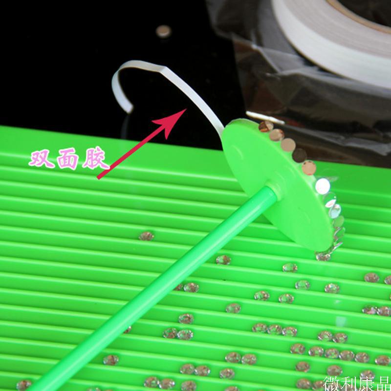 Accesorios de taladro de punto de pintura de diamante adhesivo de doble cara herramienta de taladro de punto accesorios de joyería rueda de taladro de Punto 3mm con adhesivo de doble cara